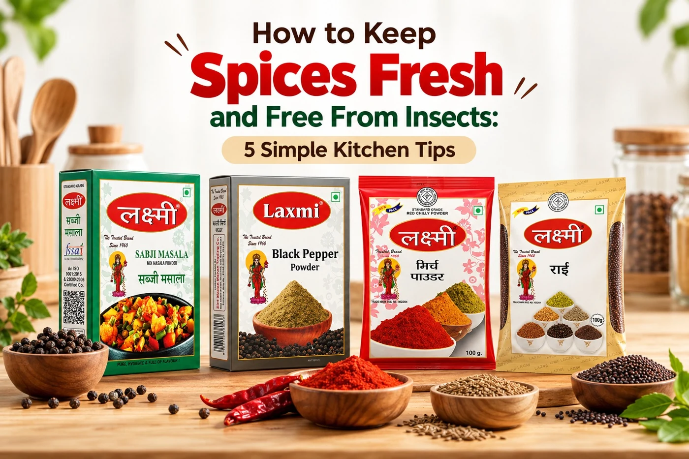 How to Keep Spices Fresh and Free From Insects: 5 Simple Kitchen Tips