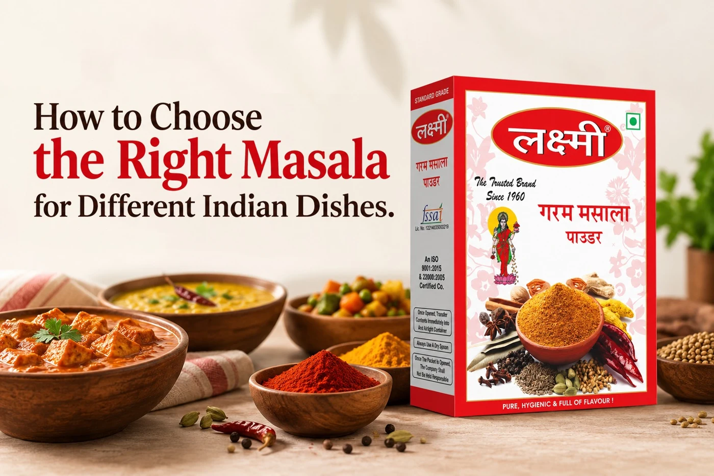 How to Choose the Right Masala for Different Indian Dishes